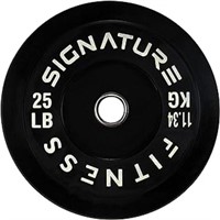 Signature Fitness 2" Olympic Bumper Plate Weight