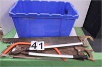 Blue Tote W/ Tree Saw - Hand Saws - Loppers-