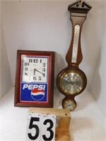 Pepsi Clock - Barometer