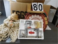 Box W/ Mop Doll - Doily Wall Art - Pampered Chef -