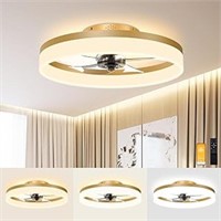 Volisun Low Profile Ceiling Fans With Lights And