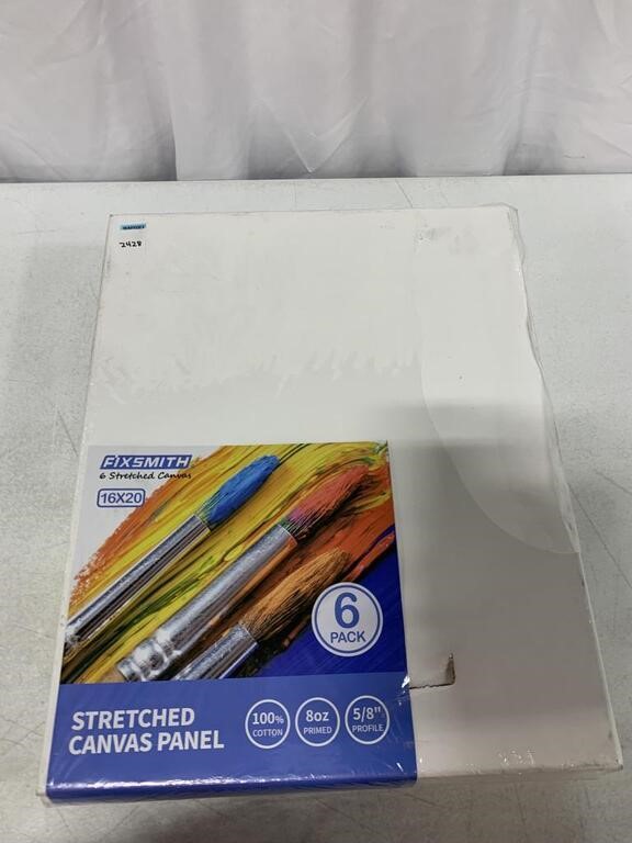 FIXSMITH, 6 STRETCHED CANVASES FOR PAINTING, 16 X