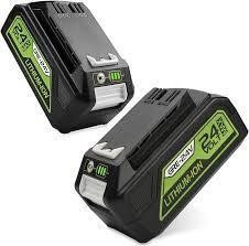 2Pack 24V 6.5Ah Battery for Greenworks Tools