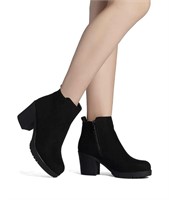DREAM PAIRS WOMEN'S 8  LOW HEEL (3IN)CHUNKY ANKLE