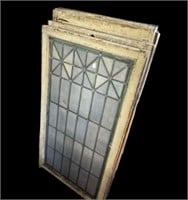 Lot of 5 Stained & Leaded Glass Windows.