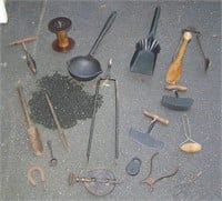 Group of antique primitive tools
