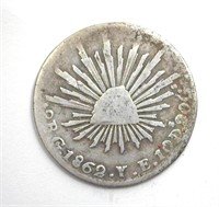 1862-GOYE 2 Reales F Mexico