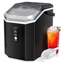Zafro Nugget Ice Maker Countertop With Handle,