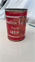 Nehi Fountain Syrup Can