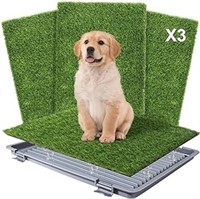 Dog Grass Pad With Tray: Reusable Training Pad