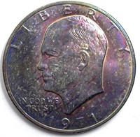 1971-S Silver Ike BU Gorgeous Color