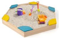 Retail$120 Kids Wooden Sandbox