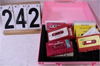 Pink Case W/ Kid's Cassettes Includes Sesame -