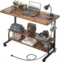 39" Height Adjustable Standing Desk With Power