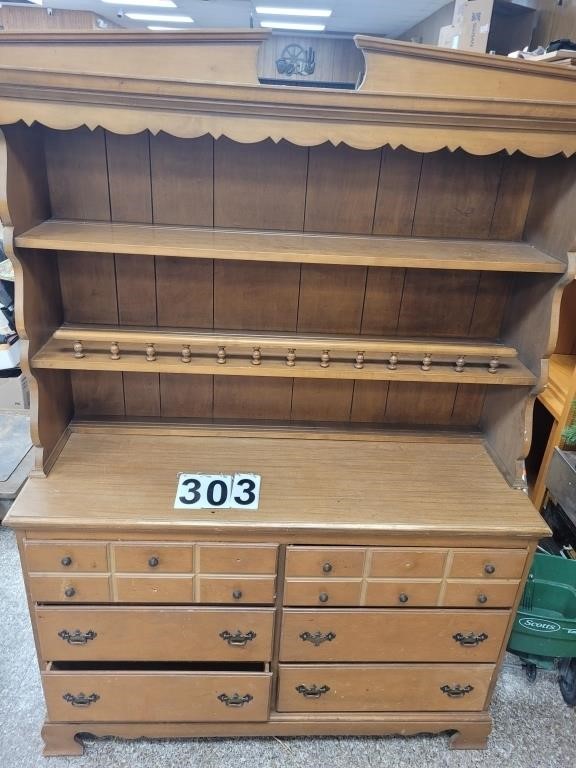 6 Drawer Dresser w/ Shelf 69"T X 50"W X 17.5"