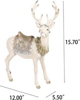 Reindeer-Figurine  Standing Deer Statue