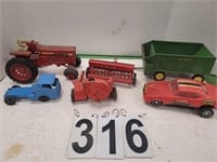 Flat of Farm Toys Include Toy