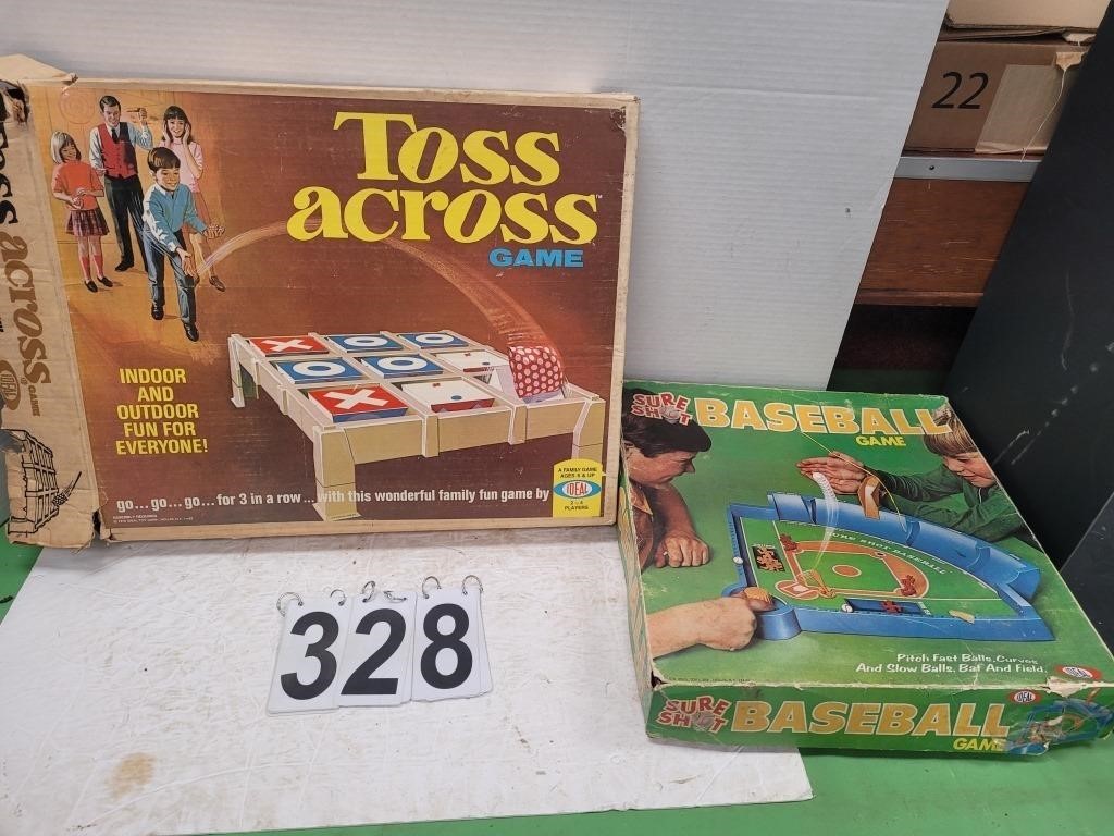 Toss Across Game ~ Baseball Board Game