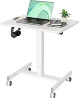 Sweetcrispy Mobile Small Stading Desk - Sit Stand