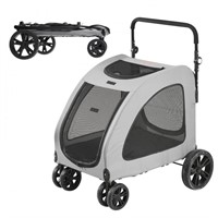 Vevor Pet Stroller 4 Wheels Dog Stroller Rotate
