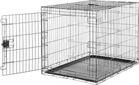 Durable, Foldable Metal Wire Dog Crate W/tray
