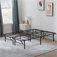 Folding Metal Platform Bed Frame - No Box Spring