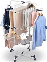 Toolf Clothes Drying Rack, 3-tier Collapsible