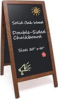 A-frame Chalkboard Signs 40" X 20", Solid Oak
