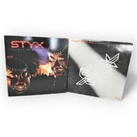 Styx "Kilroy was Here" "Caught in the Act" Records