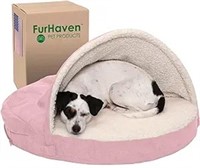 Furhaven 26" Round Orthopedic Dog Bed For