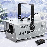 TCFUNDY 1500W Snow Machine  Wired Remote Control