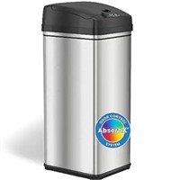 Itouchless 13 Gallon Kitchen Trash Can With Lid