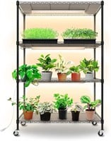 4-Tier Grow Shelf (35.4L x 13.8W x 59H)