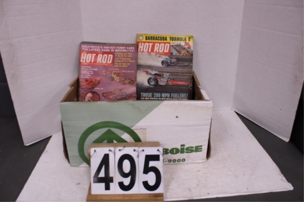 Box Of Hot Rod Magazines