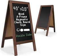 V-opitos Large A-frame Chalkboard Sign, 40" X 20"