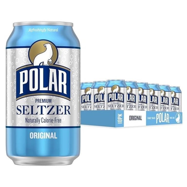 Polar Seltzer Water Original, 12 Fl Oz Cans