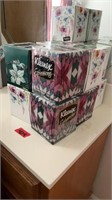 12 BOXES OF NEW TISSUES