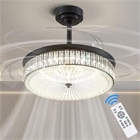 Lodadra Fandelier Ceiling Fan With Light And