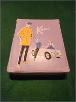 Vtg Ken Lavender Carrying Case 1962