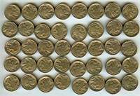 Buffalo 5c Roll Mixed Dates AU/UNC 40 Coins