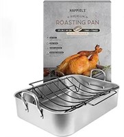 Happiels 17x12.5 Inch Roasting Pan With Nonstick