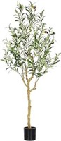 Nafresh Tall Faux Olive Tree,4ft(48in) Realistic