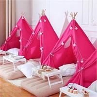 Windyun 4 Pack Teepee Tents For Kids, Play Tipi