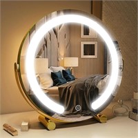 Vierose Vanity Mirror With Lights, 18-inch