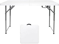 Go-Trio Folding Table  White  48x24
