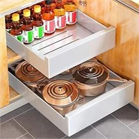 Pull Out Cabinet Organizer, 21"deep, Slide Out