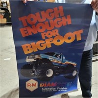 big foot poster,corvette poster