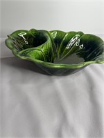 Vintage Hager Cabbage Bowl Glazed Beautiful