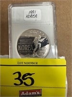1991 KOREA DOLLAR COIN