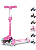 TONBUX Kids Scooter 3-12  Adjustable  Pink